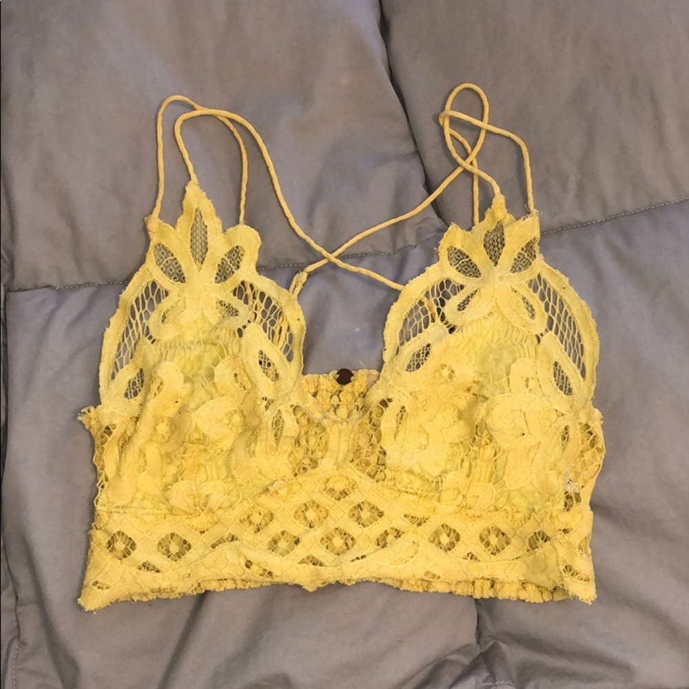COPY - Free People Yellow bralette